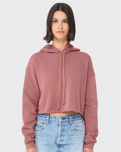 BELLA + CANVAS - Women's Crop Fleece Hoodie Sweatshirt - 7502