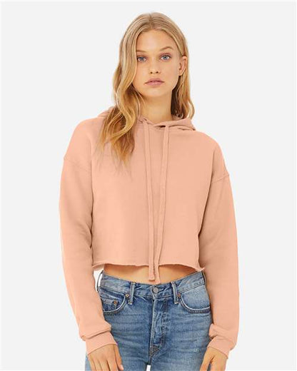 BELLA + CANVAS - Women's Crop Fleece Hoodie Sweatshirt - 7502